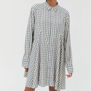 BDG Amika Long Sleeve Shirt Dress